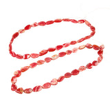 Rhodochrosite Gemstone Bead Strands Dark Pink