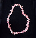 Rhodochrosite Gemstone Chip Bead Strand