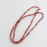Rhodonite Gemstone 2mm Micro Bead Strands