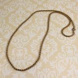 Gold Filled Rope Chain Necklace by Rhythm