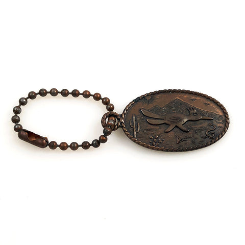 Roadrunner Copper Keychain Bell Trading