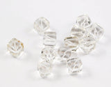 Genuine Rock Quartz Crystal Cube Beads