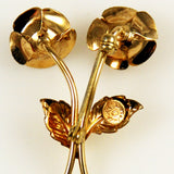 Gold Filled Rose Pin by  Rolyn Vintage