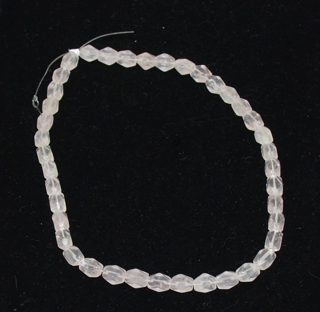 Rose Quartz Faceted Gemstone Bead Strands