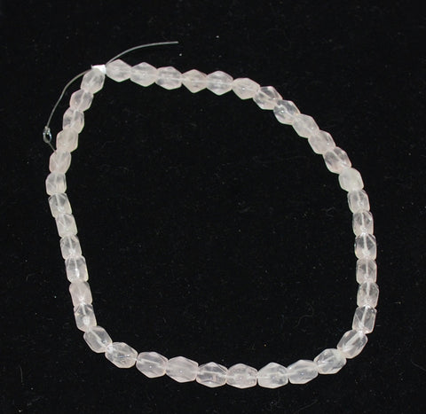 Rose Quartz Faceted Gemstone Bead Strands