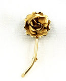 Rolyn Gold Filled Rose Pin Signed Vintage