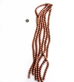 Rosewood Round Wood Bead Strands
