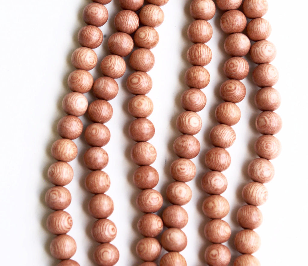 Rosewood Round Wood Beads