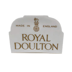 Royal Doulton Porcelain Display Sign Gold 1950's