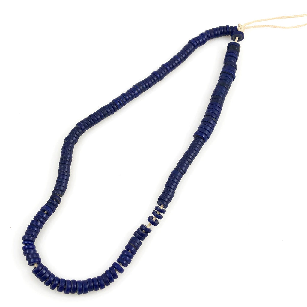 Antique Cobalt Blue Glass Trade Beads