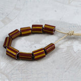 Venetian Striped Chevron Trade Beads