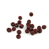 African trade beads rust