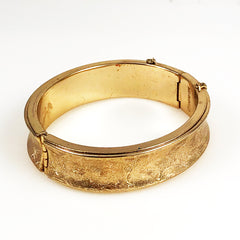 Sarah Coventry Gold Bangle Bracelet