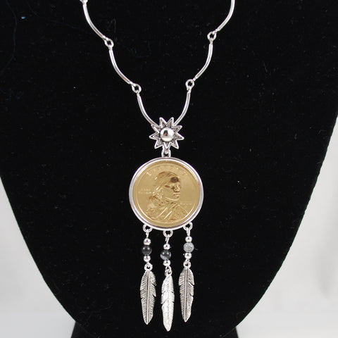 Sacagawea Coin Necklace US Mint 2000