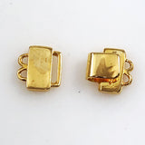 Gold Vermeil Sterling Tab Clasp By Saki B585