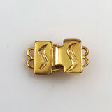 Gold Vermeil Sterling Tab Clasp By Saki