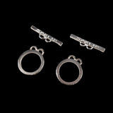 Sterling Double Strand Toggle Clasps by Saki