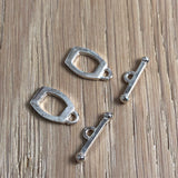 Sterling Toggle Clasps by Saki