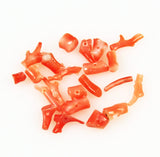 Salmon Coral Branch Beads Rare Natural