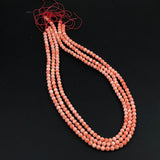 Salmon Pink Coral Beads Strands 6mm