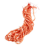 Salmon Pink Coral Beads Strands 4mm