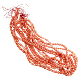 Salmon Pink Coral Beads Strands