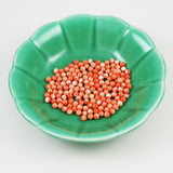 Salmon Pink Coral Beads Rounds 