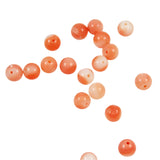 Salmon Pink Coral Beads Rounds 