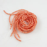 Italian Salmon Pink Coral Beads 
