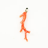 Italian Pink Branch Coral Pendants