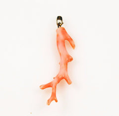 Italian Pink Branch Coral Pendant