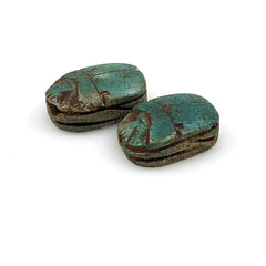 Egyptian Scarab Turquoise Beads