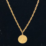 Sarah Coventry Gold Sagittarius Necklace