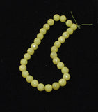 Olive Green Serpentine Faceted 12mm Round Bead Strands