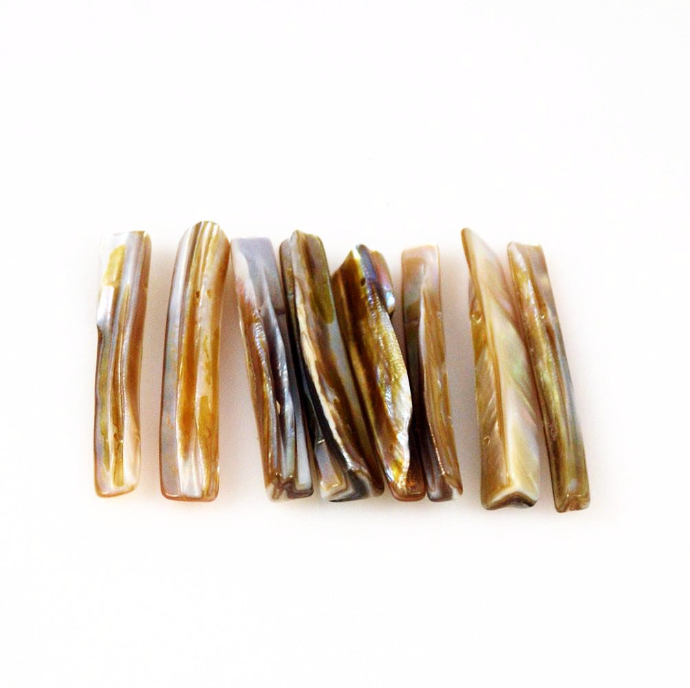 Shell Stick Beads Double Drilled – Estate Beads & Jewelry