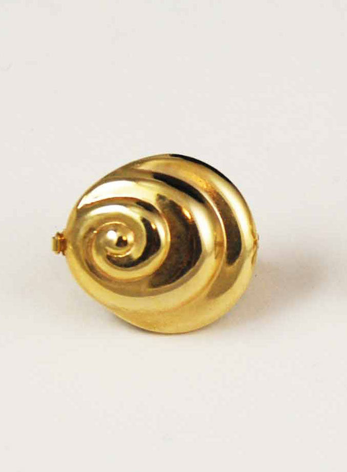 Gold Plated Shell Twister Clasps 2