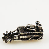 Show Boat Paddle Wheel Charm Sterling