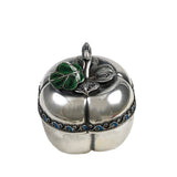 Silver & Enamel Trinket Ring Box Pill