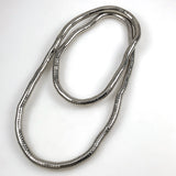 Silver Flexible Snake Necklace Vintage
