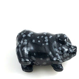 Carved Pig Figurine Gemstone