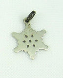 Sterling Silver Snowflake Vintage Charm