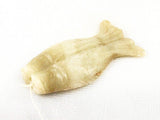 Vintage Carved Soapstone Fish Pendant