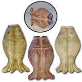 Vintage Carved Soapstone Fish Pendant