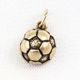 Sterling Silver Soccer Ball Charm Vintage