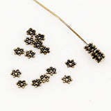 Silver Plated Star Spacer Beads