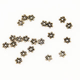 Silver Plated Star Spacer Beads