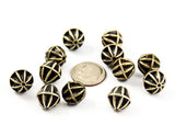 Vintage Silver Plated Acorn Beads 