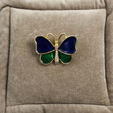 Sphinx Enamel Butterfly Pin