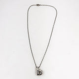 Sterling Silver b or d Initial Pendant Necklace