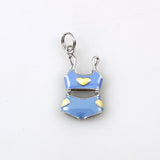 Sterling & Enamel Bathing Suit Charm